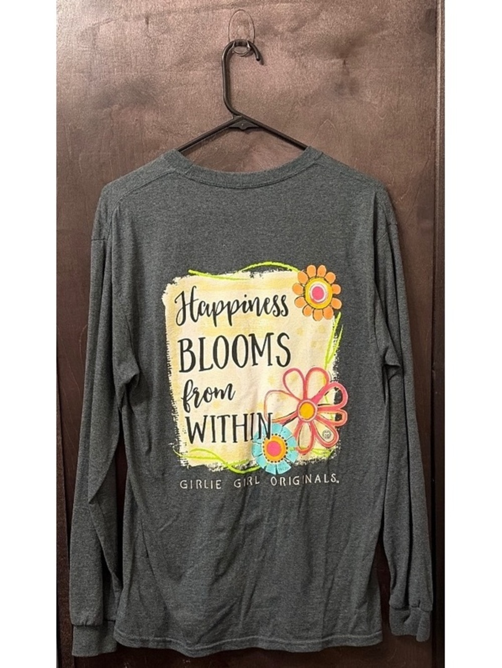 Girlie Girl Originals Long Sleeve T-Shirt with Happiness Blo